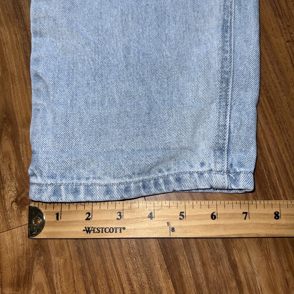 KANCAN Womens Jeans 7/27 Waist 30 Distressed Destroyed Straight Light Wash - Picture 6 of 7